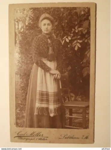 Kabinettfoto - Carl Möller in Lübtheen , CDV , Mecklenburg , Photographie , Kabinett !!