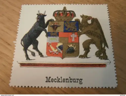 alte Marke / Briefmarke - Mecklenburg !!