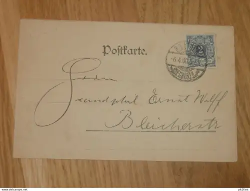 Blücherplatz - Rostock i.M., 1900 , Mecklenburg , AK , Ansichtskarte !!