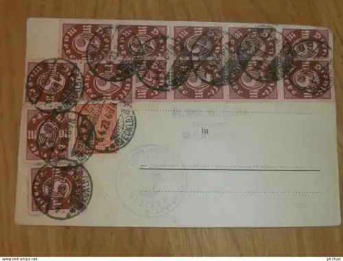 Schlachtvieh- und Fleischbeschau , 1923 , Laage / Güstrow i. Mecklenburg !!