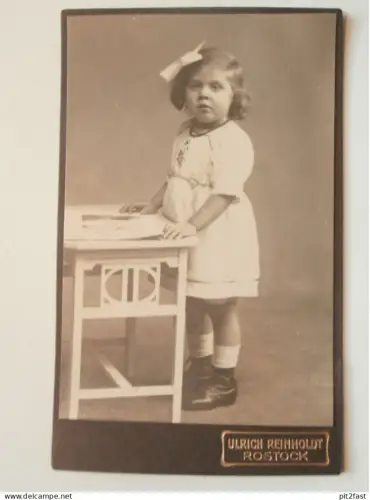 Kabinettfoto - Ulrich Reinholdt in Rostock , Kröpeliner Strasse , Mecklenburg , Photographie , Kabinett !!