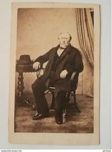 Kabinettfoto - Herr Manzel in Roggentin , Adel , Photographie , Kabinett !!