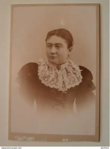 Kabinettfoto - H. Gras in Rostock , Photographie , Kabinett !!