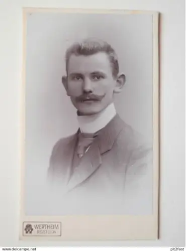 Kabinettfoto - Wertheim in Rostock , Photographie , Kabinett !!