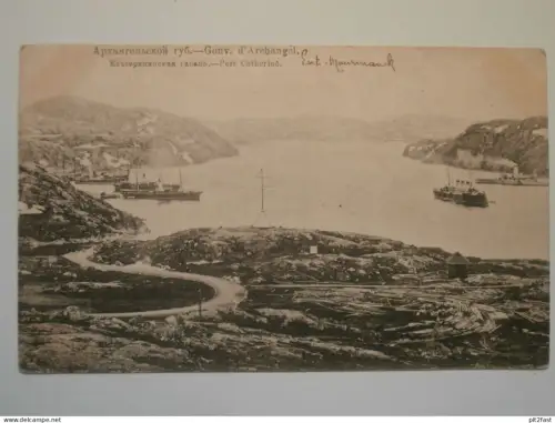 Archangelsk / Архангельск - ca. 1910 , Schiffe , Schiff , Hafen , AK , Ansichtskarte !!