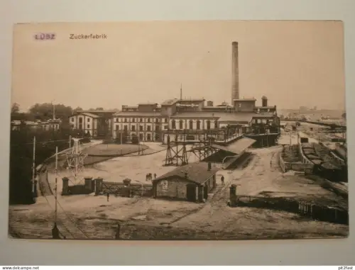 Lübz i. Meckl. , 1918 , Zuckerfabrik , Mecklenburg , AK , Ansichtskarte !!