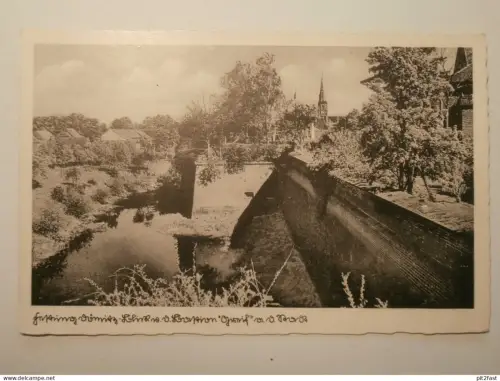 Festung Dömitz , ca. 1940 , Mecklenburg AK , Ansichtskarte !!