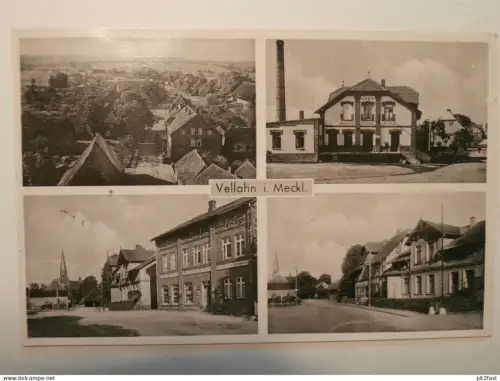 Vellahn i.M. , 1943 , Molkerei , Wechselbank , Mecklenburg AK , Ansichtskarte !!