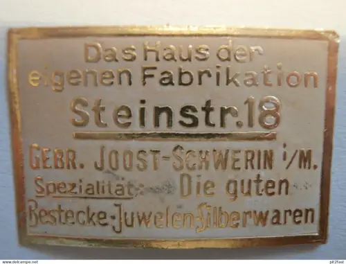 Gebr. Joost - Schwerin - Mecklenburg , Reklamemarke , Reklame , Marke !!