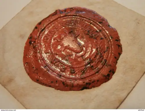 Waltzmühlen / Walzmühle , ca. 1800 , Mecklenburg , Mühle , uraltes Siegel !!