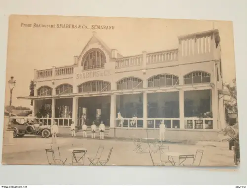 Semarang / Samarang  in Java / Indonesien , 1914 , Restaurant Mabers & Co. , Indonesia , Ansichtskarte , AK !!