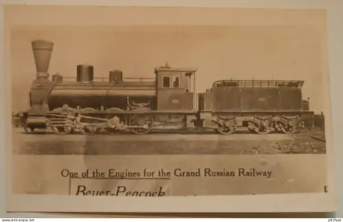 alte russische Eisenbahn AK , Beyer - Peacock , ca. 1910 , Russian Railway , Railway , AK , Ansichtskarte !!