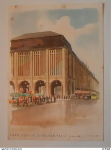 AWAG , Berlin Leipziger Platz , ca. 1915 , Wertheim Kaufhaus , AK , Ansichtskarte !!