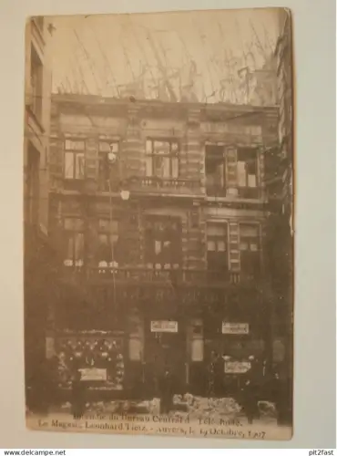 Kaufhaus-  Leonhard Tietz in Anvers / Antwerpen , 1907 , AK , Ansichtskarte !!