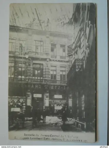 Kaufhaus-  Leonhard Tietz in Anvers / Antwerpen , ca. 1905 , AK , Ansichtskarte !!