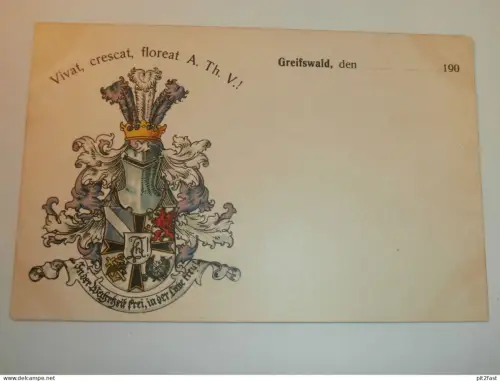 Greifswald - Loge , Studentika , ca. 1900 , Mecklenburg , AK , Ansichtskarte !!