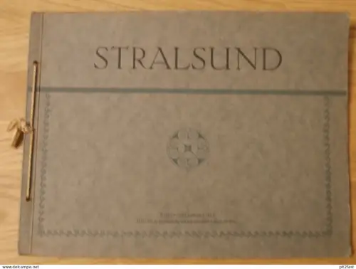 STRALSUND  Kupfertiefdruck-Fototafeln , um 1910 , Mecklenburg , rar , toller Zustand  !