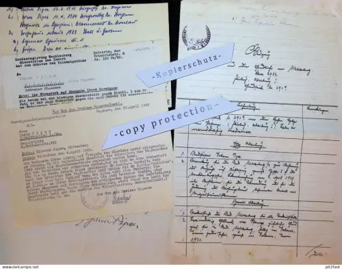 Konvolut Wittenburg , 1930 - 1949 , SMAD , Hagenow , Ludwigslust , Entnazifizierung , NSDAP , Enteignung , Pieper