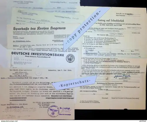 Konvolut Wittenburg , 1944 - 1949 , SMAD , Hagenow , Ludwigslust , Entnazifizierung , NSDAP , Enteignung , Pieper