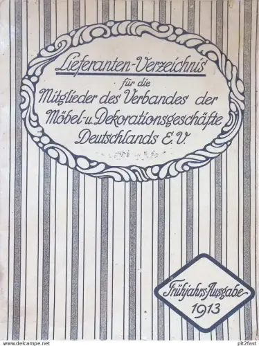Verzeichnis / Adressbuch , 1913, Möbel - Katalog , viel Reklame , Breslau , Libau , Priebus ,Pr. Holland , Geringswalde