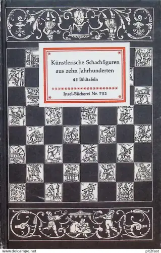Künstlerische Schachfiguren aus zehn Jahrhunderten EA , Schach , Brettspiel , 1963 !!!