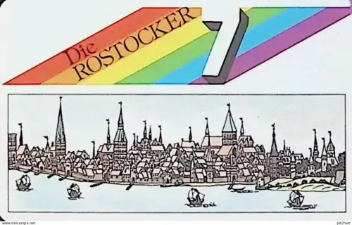 Strassenbahn Rostock , 1991 , alte Monatskarte , Fahrkarte , RSAG , Rostocker Straßenbahn AG !!