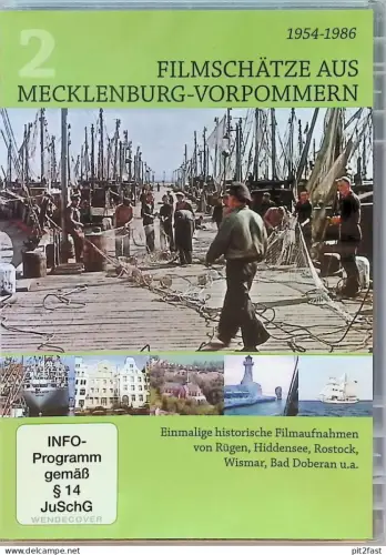 Filmschätze aus Mecklenburg , 1954-1986 , Rügen , Hiddensee , Rostock , Wismar , Bad Doberan , alte Aufnahmen , DVD !!