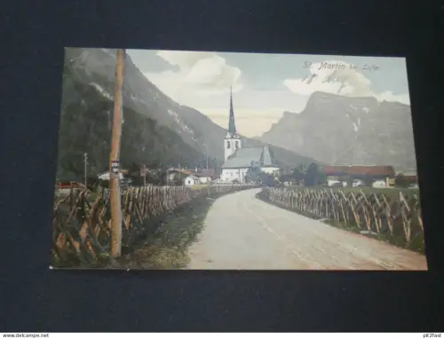 St. Martin bei Lofer , 1909 , alte Ansichtskarte , AK , CPA !!