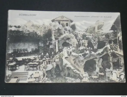 Restaurant im Artushof in Düsseldorf , ca. 1910 , Zillertal , alte Ansichtskarte , AK , CPA !!