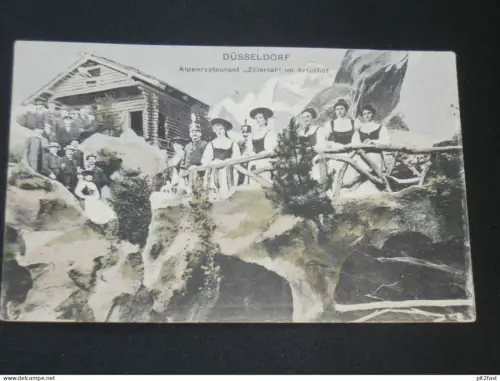 Restaurant im Artushof in Düsseldorf , ca. 1910 , Zillertal , alte Ansichtskarte , AK , CPA !!