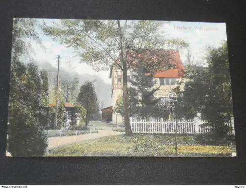 Volksgarten Ittertal b. Solingen , 1913 , alte Ansichtskarte , AK , CPA !!