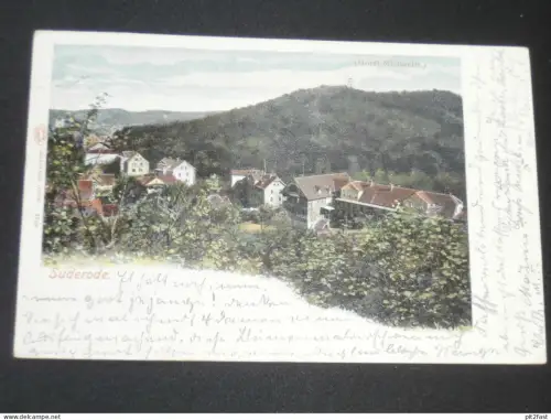Suderode bei Quedlinburg , 1901 , alte Ansichtskarte , AK , CPA !!