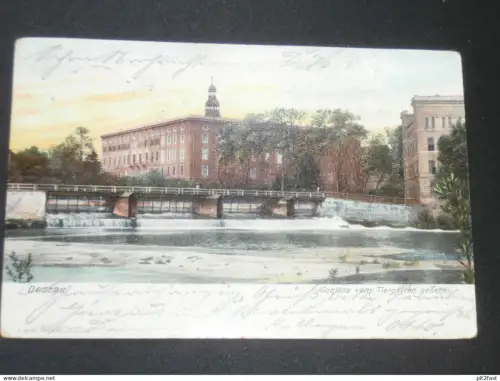 Dessau - Schloss am Tiergarten , 1909 , alte Ansichtskarte , AK , CPA !!