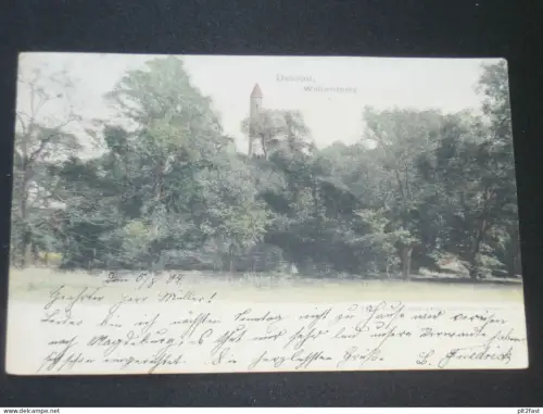 Dessau - Wollwitzberg , 1904 , alte Ansichtskarte , AK , CPA !!
