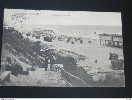 Ueckeritz / Ückeritz auf Usedom , 1913 , Panorama , alte Ansichtskarte , AK , CPA !!
