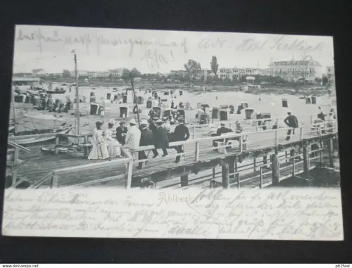 Ahlbeck auf Usedom , 1903 , alte Ansichtskarte , AK , CPA !!