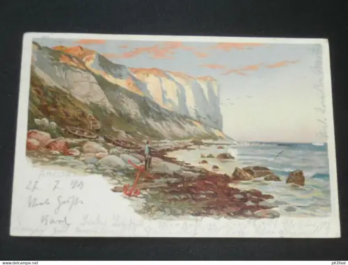 Arkona / Arcona auf Rügen , 1899 , Lohme , Stüblau / Steblewo , Kriefkohl , alte Ansichtskarte , AK , CPA !!