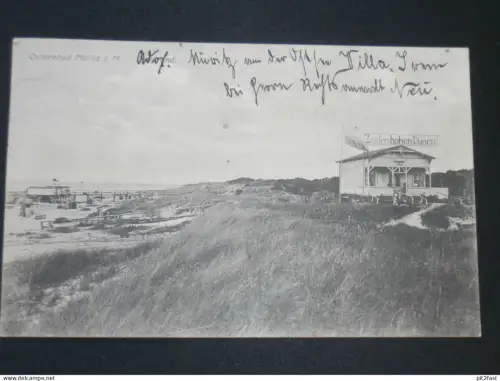 Ostseebad Müritz , 1910 , Zu den hohen Dünen , alte Ansichtskarte , AK , CPA !!