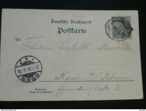 Klein Stubbenkammer - Insel Rügen , 1901 , alte Ansichtskarte , AK , CPA !!