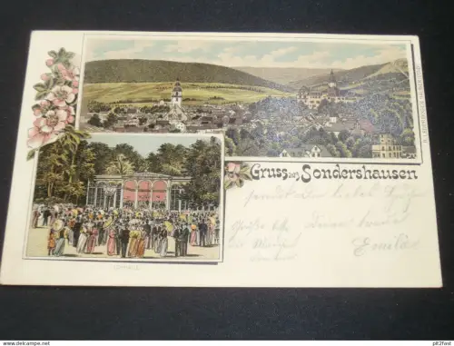 Sondershausen , 1901 , Litho , alte Ansichtskarte , AK , CPA !