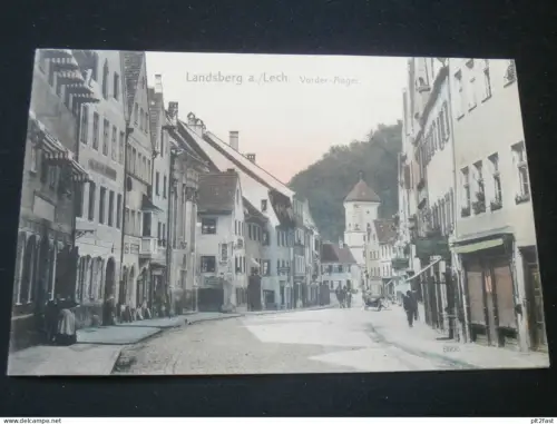 Landsberg a. Lech , ca. 1915 , Vorder Anger , alte Ansichtskarte , AK , CPA !