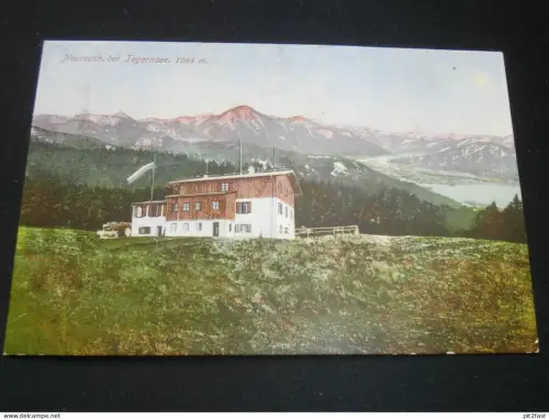 Neureuth b. Tegernsee , 1908 , Stempel !!  , alte Ansichtskarte , AK , CPA !