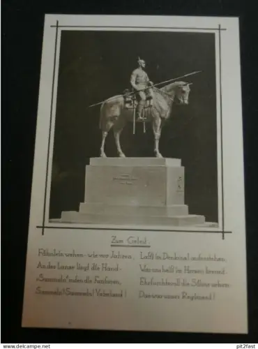 1. Großherzogliches Dragoner Regiment No°17 , Baustein , Ludwigslust , alte Ansichtskarte , AK , CPA !