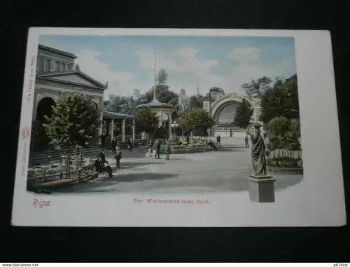 Riga - Wörmannscher Park , ca. 1905 , Lettland , Russland ,  alte Ansichtskarte , AK , CPA !