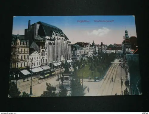 Düsseldorf - Hindenburgwall , ca. 1910 , alte Ansichtskarte , AK , CPA !