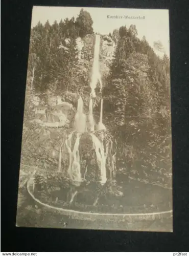 Romker Wasserfall , 1914 , Oker , Wernigerode , alte Ansichtskarte , AK , CPA !