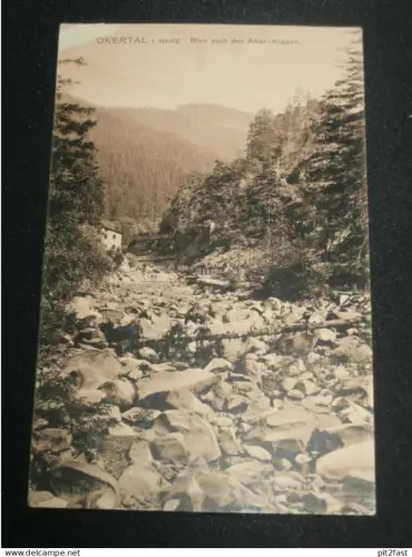 Okertal im Harz ,1914 , Vienenburg  , Schladen , alte Ansichtskarte , AK , CPA !