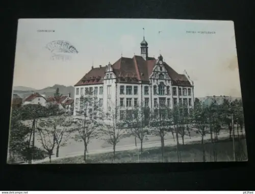 Oberkirch i. Renchtal , 1913 , neues Schulhaus , Ansichtskarte , AK , CPA !