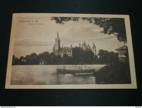 Schwerin - Schloss ( Seeseite ) , ca. 1910 , alte Ansichtskarte , AK , CPA !