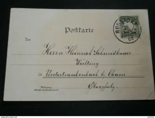 Passau - Dom Inneres , 1908 , alte Ansichtskarte , AK , CPA !